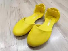 Sapatilha Vegana Elástico - Amarelo