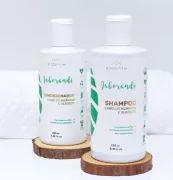 Kit Shampoo Condicionador De Jaborandi Natural Vegan Sem Glúten