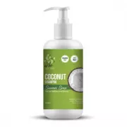 Shampoo de Óleo de Coco Virgem Prensado a Frio - Orgânico com ingredientes naturais - Sem parabenos e petrolatos – 250ml