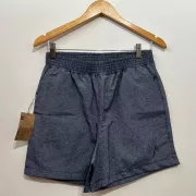 Shorts Feminino Azul Marinho - Sustentavel - Tecido Reciclado