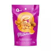 Milhonaire - Mix de Milho Torrado, Favas Torradas, Castanha de Caju e Maçã 50g