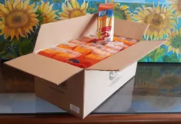 Snack de Batata-doce Fitsy, caixa com 24 pacotes