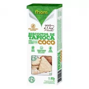 Biscoito de Tapioca Coco 30g - 2 unidades
