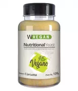 Nutritional Yeast 120g Levedura Nutricional Flocos Sabor Curcuma - Wvegan