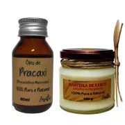 Óleo de Pracaxi + Manteiga de Karité 100%Puro e Natural