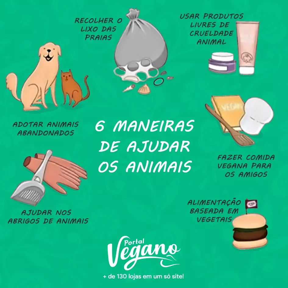 6 maneiras de ajudar os animais