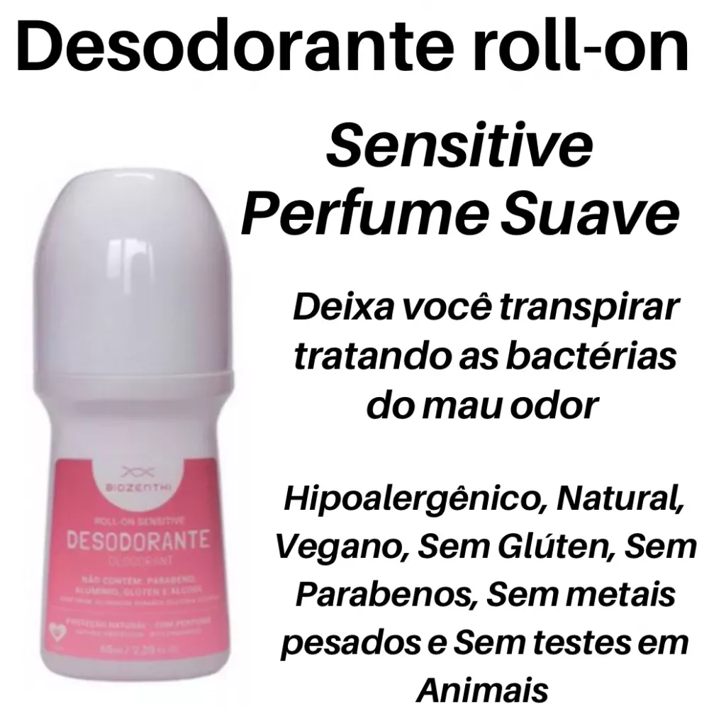 Desodorante Roll On Ml Sensitive Perfume Portal Vegano