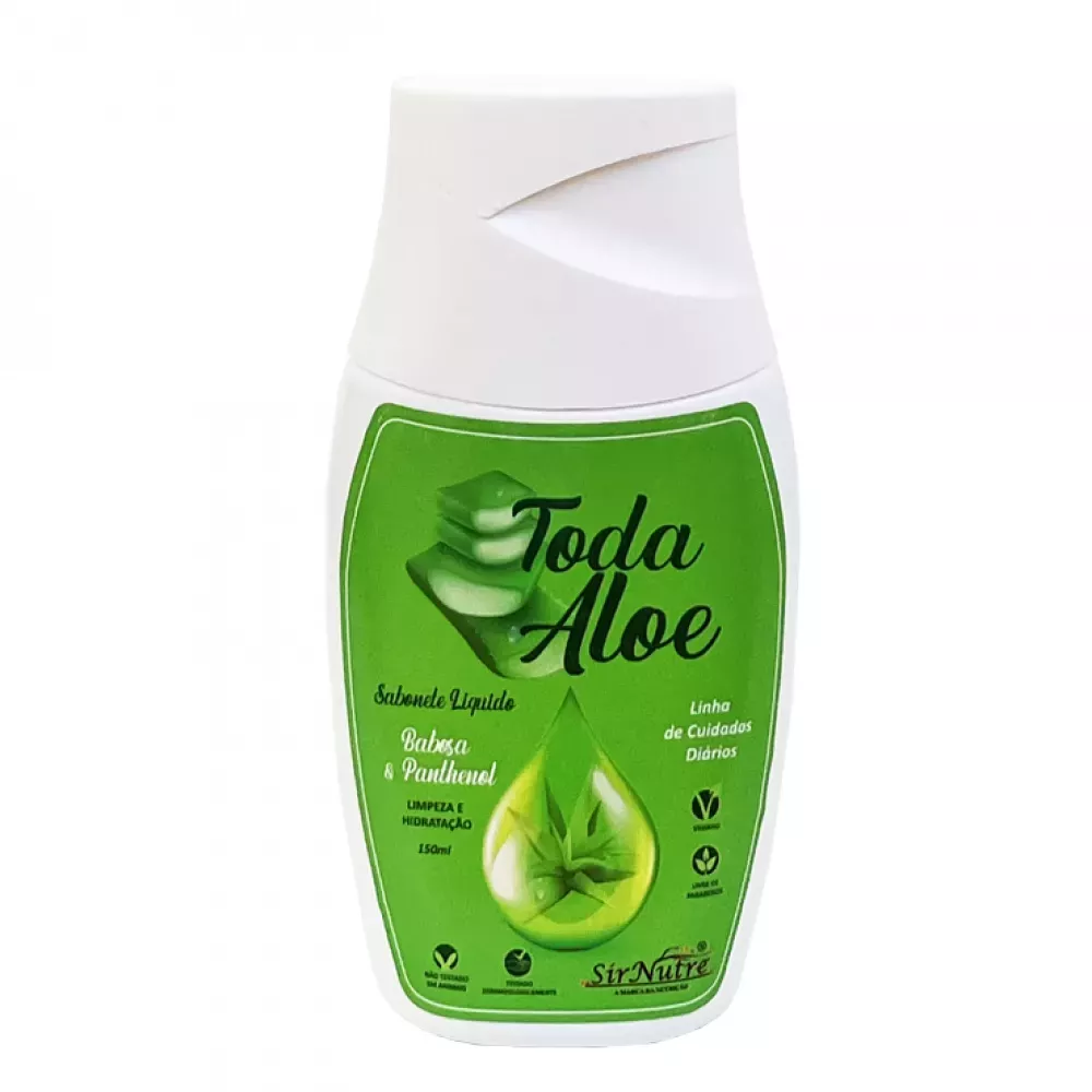 Sabonete Líquido Facial Aloe Vera - Abalô Cosméticos